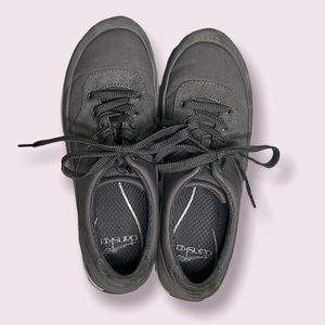 DANSKO Womens Hayden Charcoal Gray Suede Sneaker Shoes Size 39 US 8-8 1/2